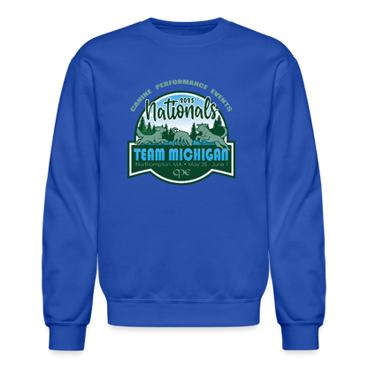 CPE TEAM MICHIGAN Crewneck Sweatshirt - royal blue