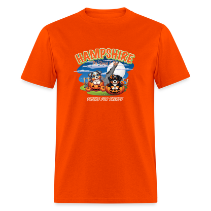 HAMPSHIRE PET - HALLOWEEN Unisex Classic T-Shirt - orange