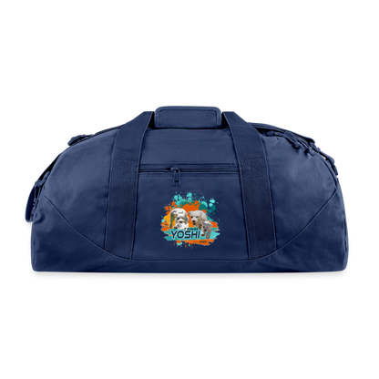 Y O S H I Recycled Duffel Bag - navy