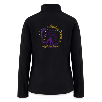 Dogs Gone Dancin' Women’s Soft Shell Jacket - black