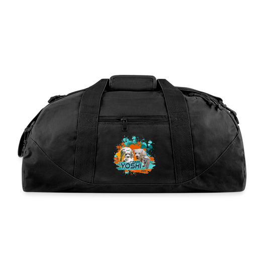 Y O S H I Recycled Duffel Bag - black