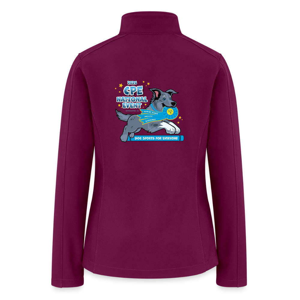 CPE 2025  Women’s Soft Shell Jacket - raspberry