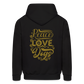 PEACE LOVE DOGS Hoodie - black