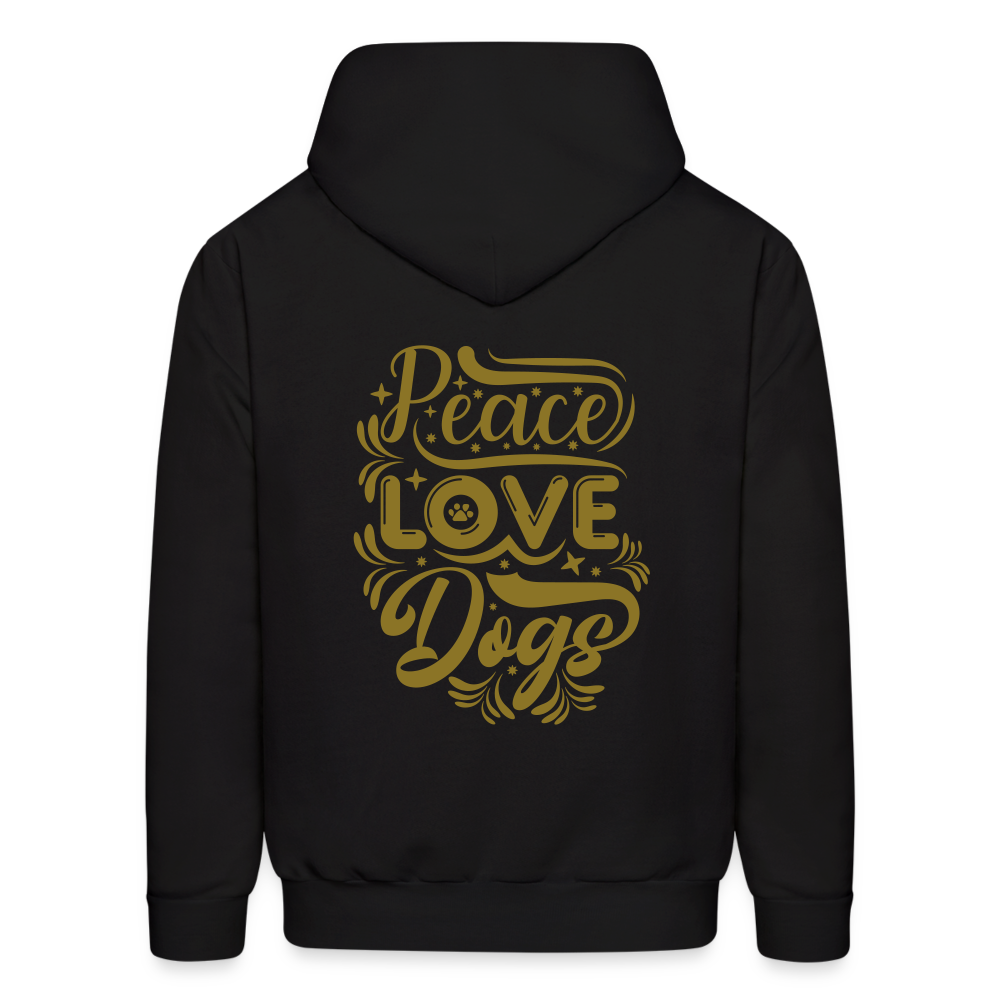 PEACE LOVE DOGS Hoodie - black