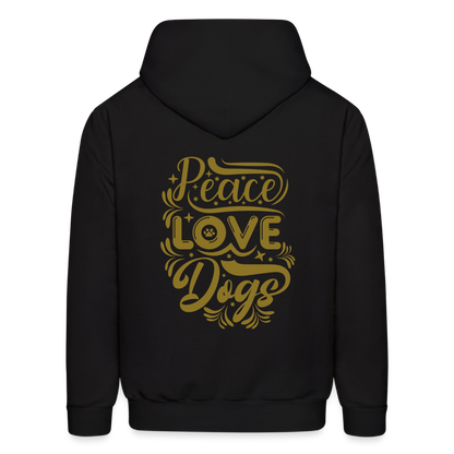 PEACE LOVE DOGS Hoodie - black