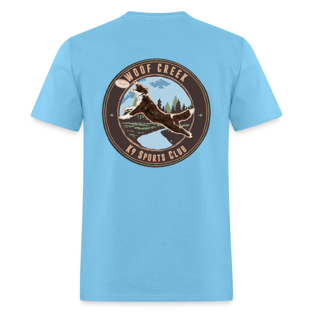 MONTY-  WOOF CREEK Unisex Classic T-Shirt - aquatic blue