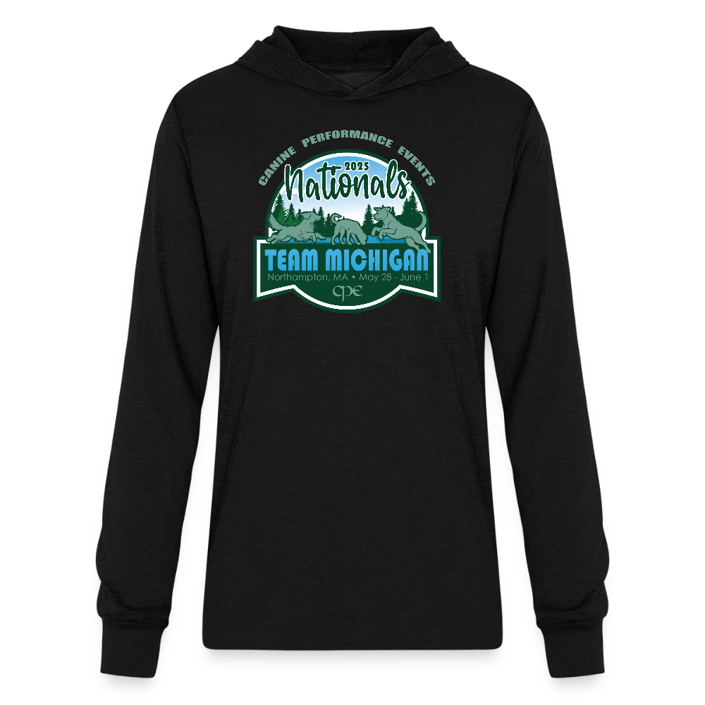 CPE TEAM MICHIGAN Unisex Long Sleeve Hoodie Shirt - black