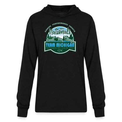 CPE TEAM MICHIGAN Unisex Long Sleeve Hoodie Shirt - black