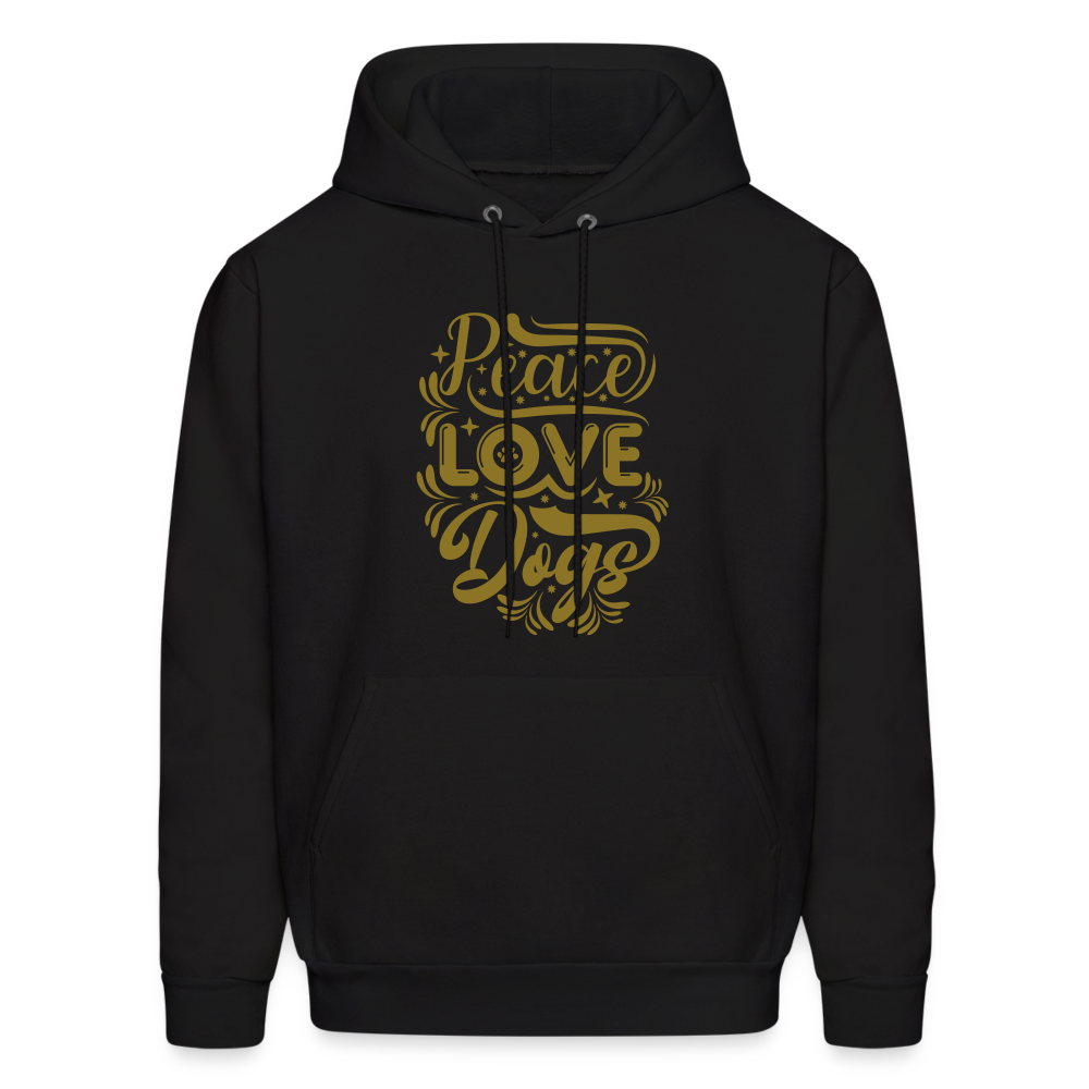 PEACE LOVE DOGS Hoodie - black