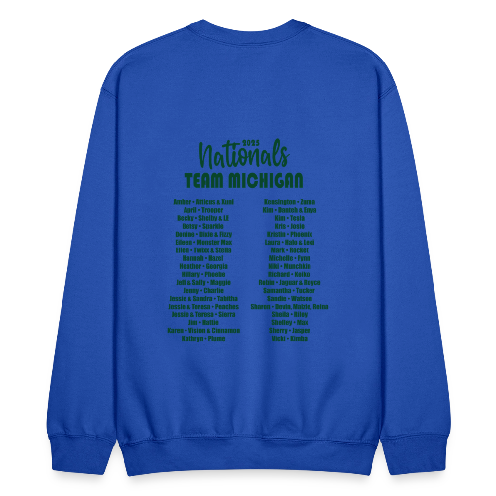 CPE TEAM MICHIGAN Crewneck Sweatshirt - royal blue