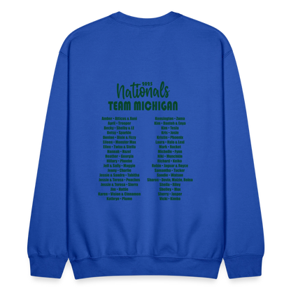 CPE TEAM MICHIGAN Crewneck Sweatshirt - royal blue