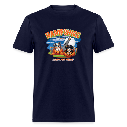 HAMPSHIRE PET - HALLOWEEN Unisex Classic T-Shirt - navy