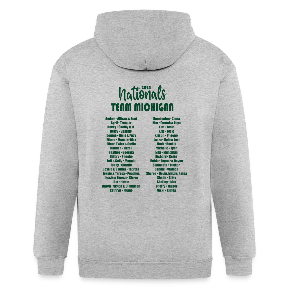 Kimba - CPE TEAM MICHIGAN Zip Hoodie - heather gray