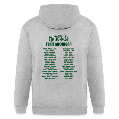 Kimba - CPE TEAM MICHIGAN Zip Hoodie - heather gray