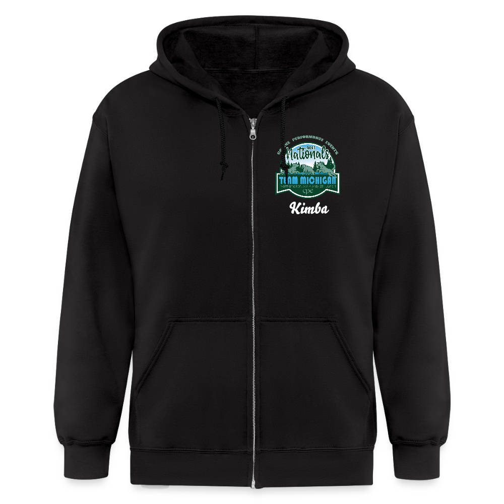 Kimba - CPE TEAM MICHIGAN Zip Hoodie - black