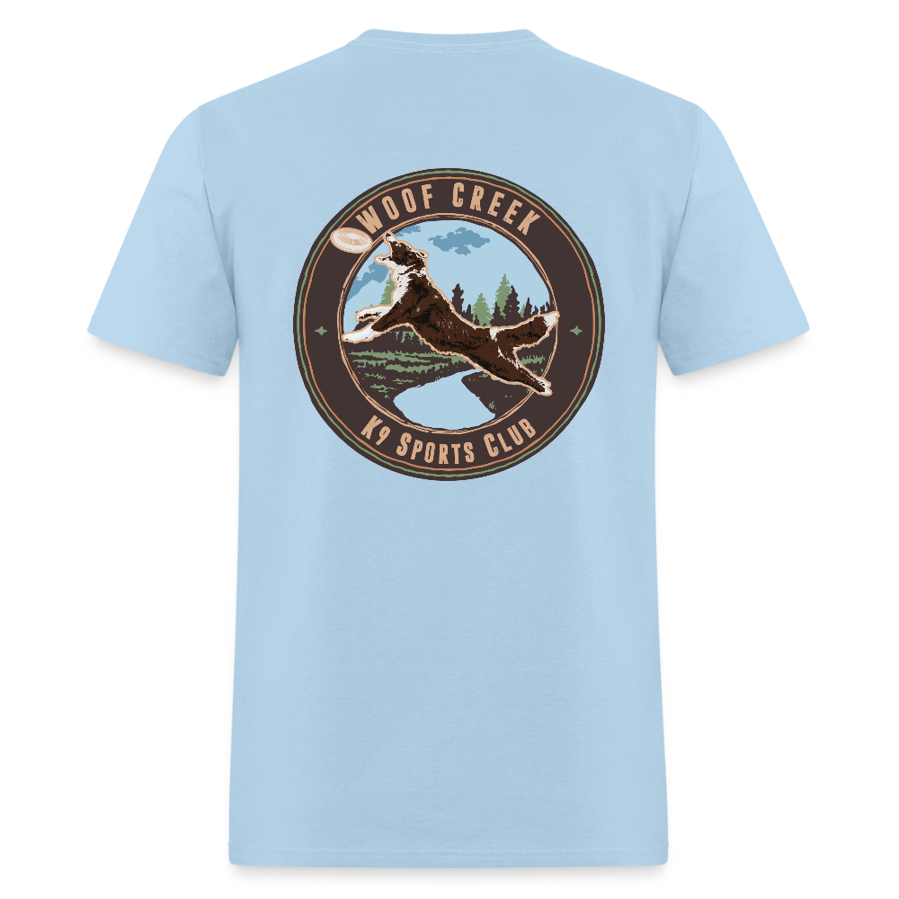 MONTY-  WOOF CREEK Unisex Classic T-Shirt - powder blue