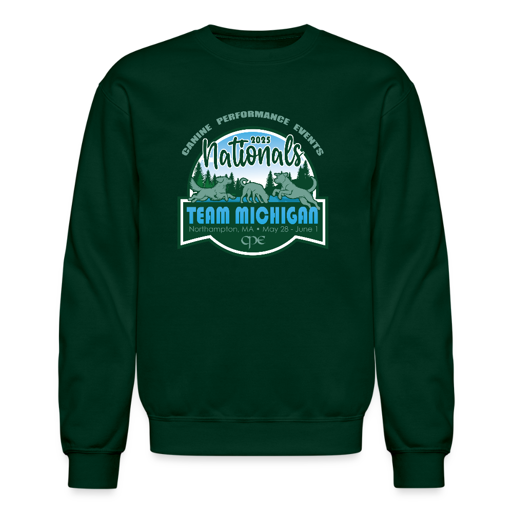 CPE TEAM MICHIGAN Crewneck Sweatshirt - forest green