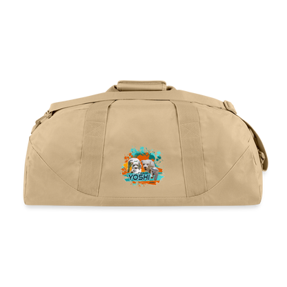 Y O S H I Recycled Duffel Bag - beige