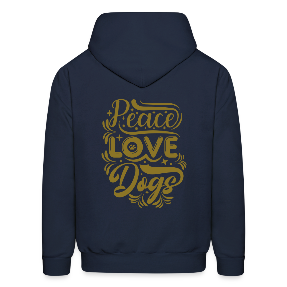 PEACE LOVE DOGS Hoodie - navy