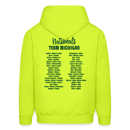 CPE TEAM MICHIGAN Hoodie - safety green