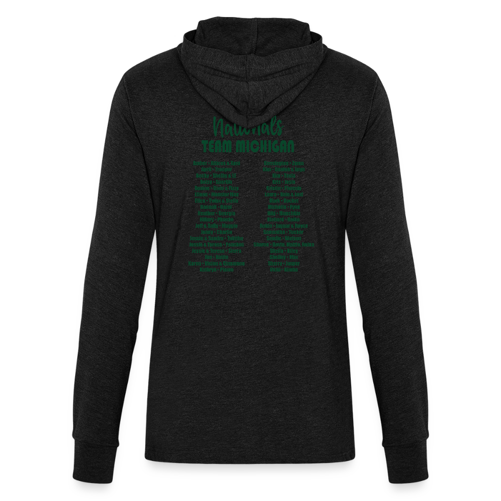 CPE TEAM MICHIGAN Unisex Long Sleeve Hoodie Shirt - heather black