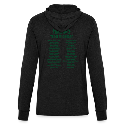 CPE TEAM MICHIGAN Unisex Long Sleeve Hoodie Shirt - heather black