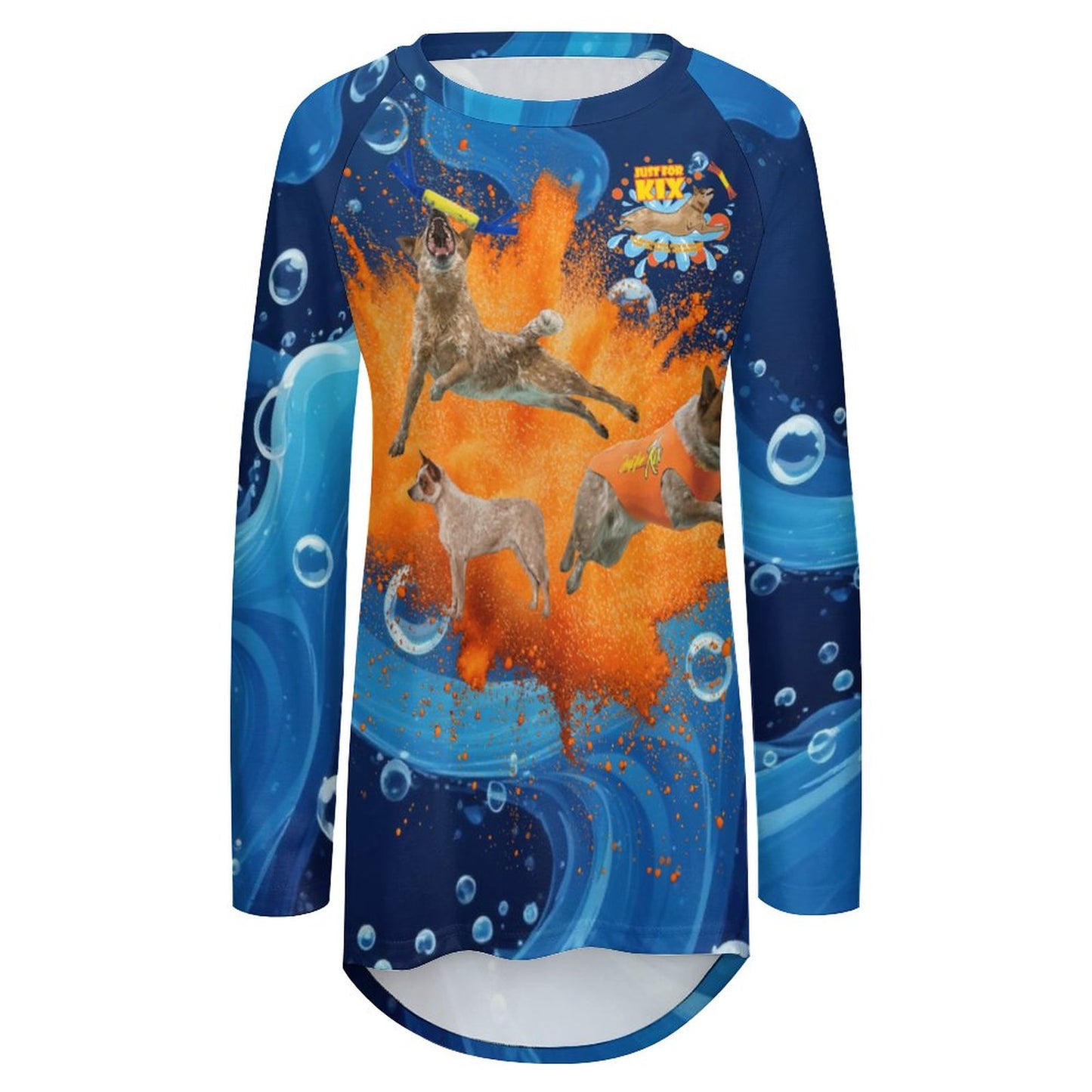 KIX Women's Long Sleeve U-Neck T-Shirt