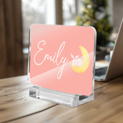 1063. Acrylic Plaque with Stand - Rectangle