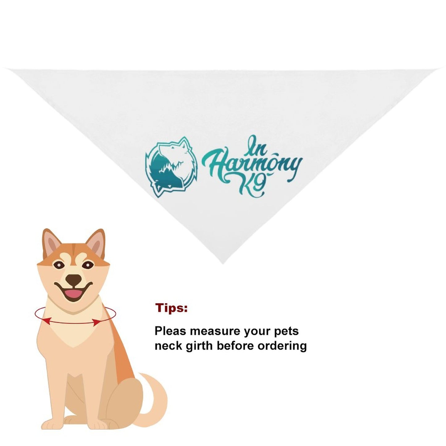 IN HARMONY K9 - dog bandana