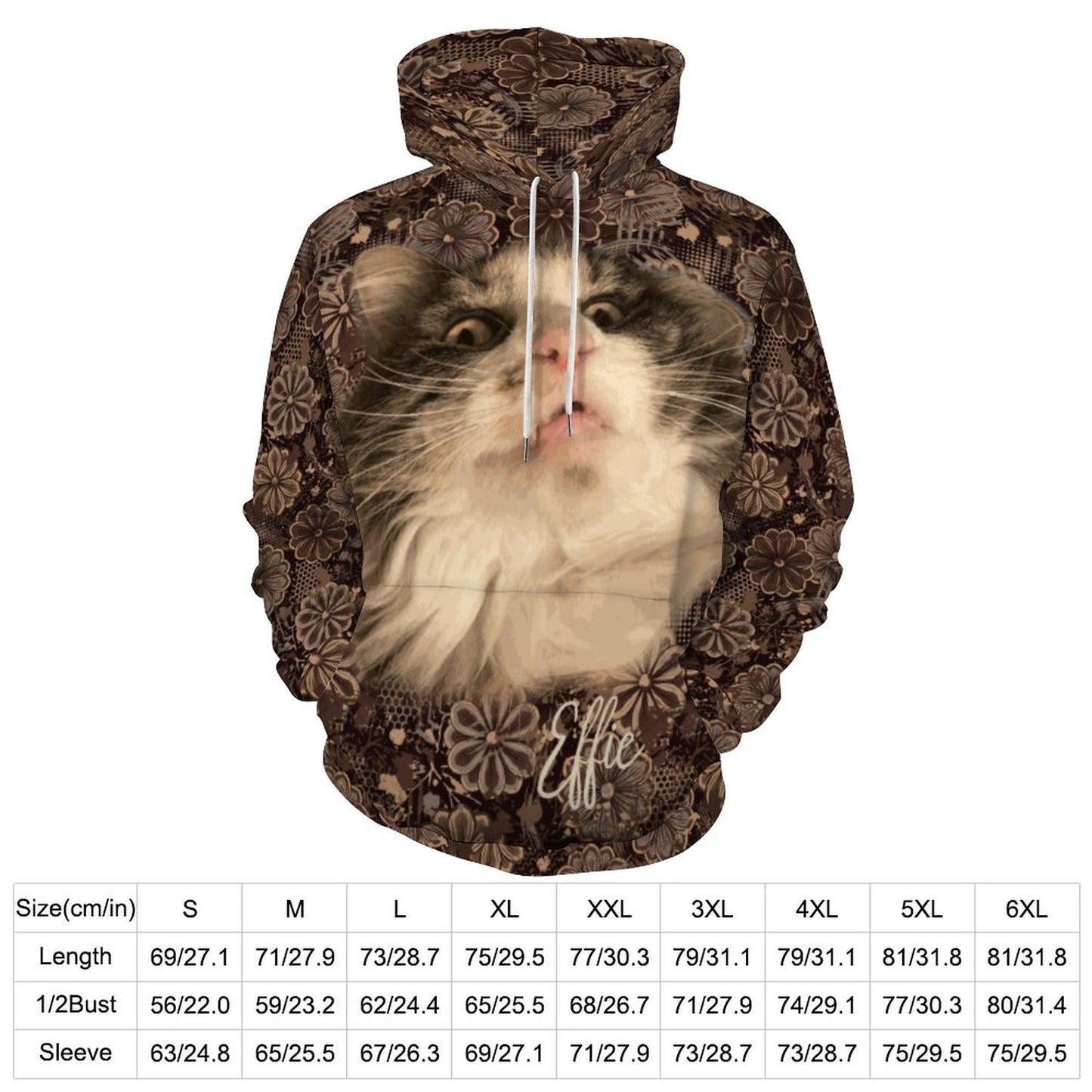 Custom Hoodie FACE PATTERN