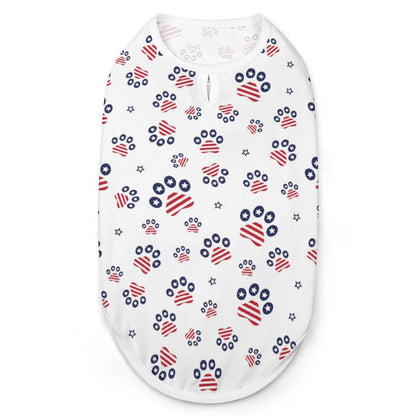 PATRIOTIC - PAWS-N-STARS  Dog  Tank Top