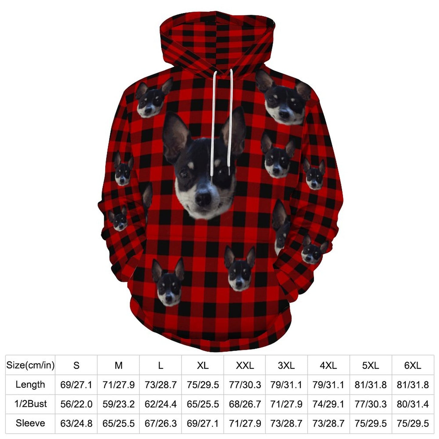 Custom Hoodie FACE PATTERN