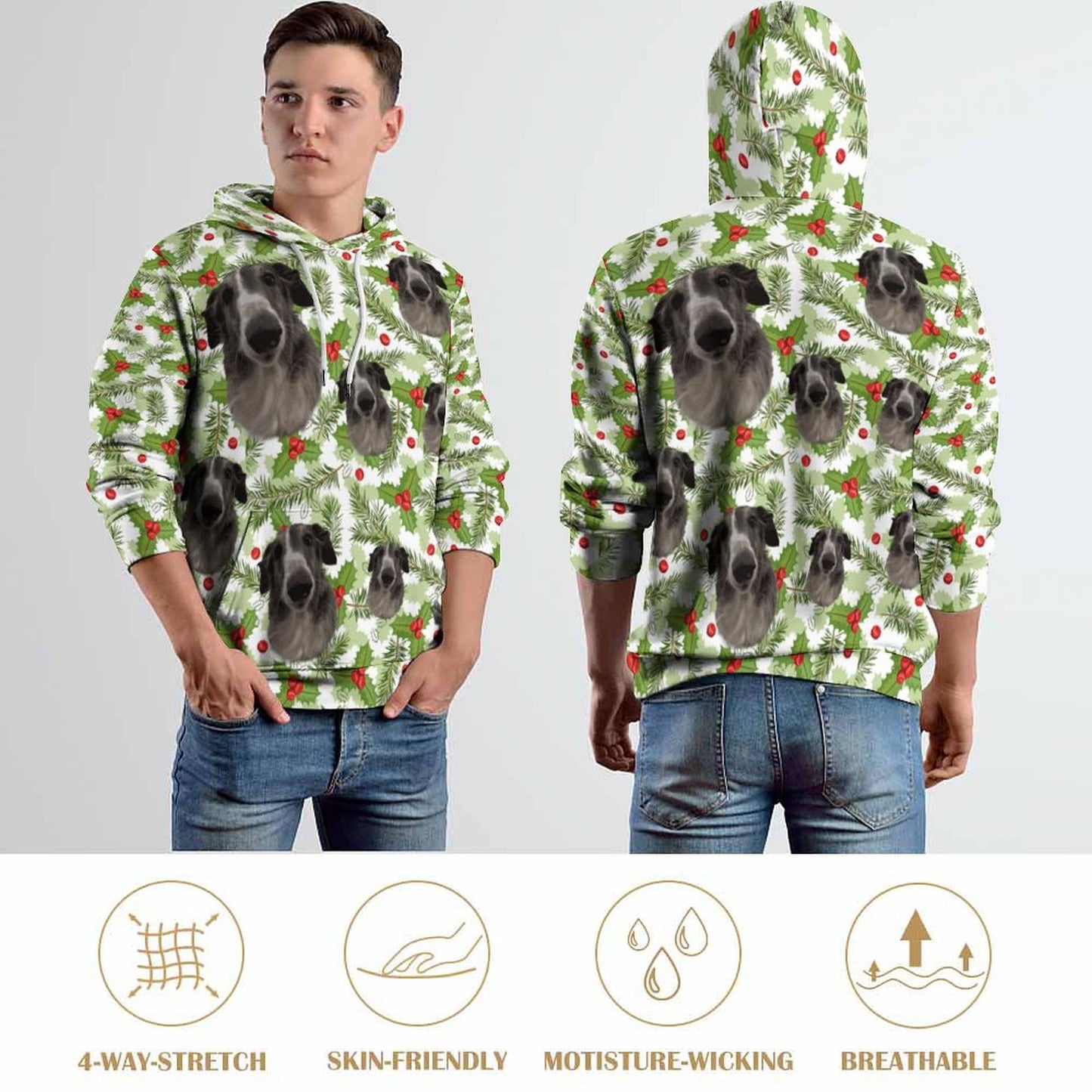 Custom Hoodie FACE PATTERN