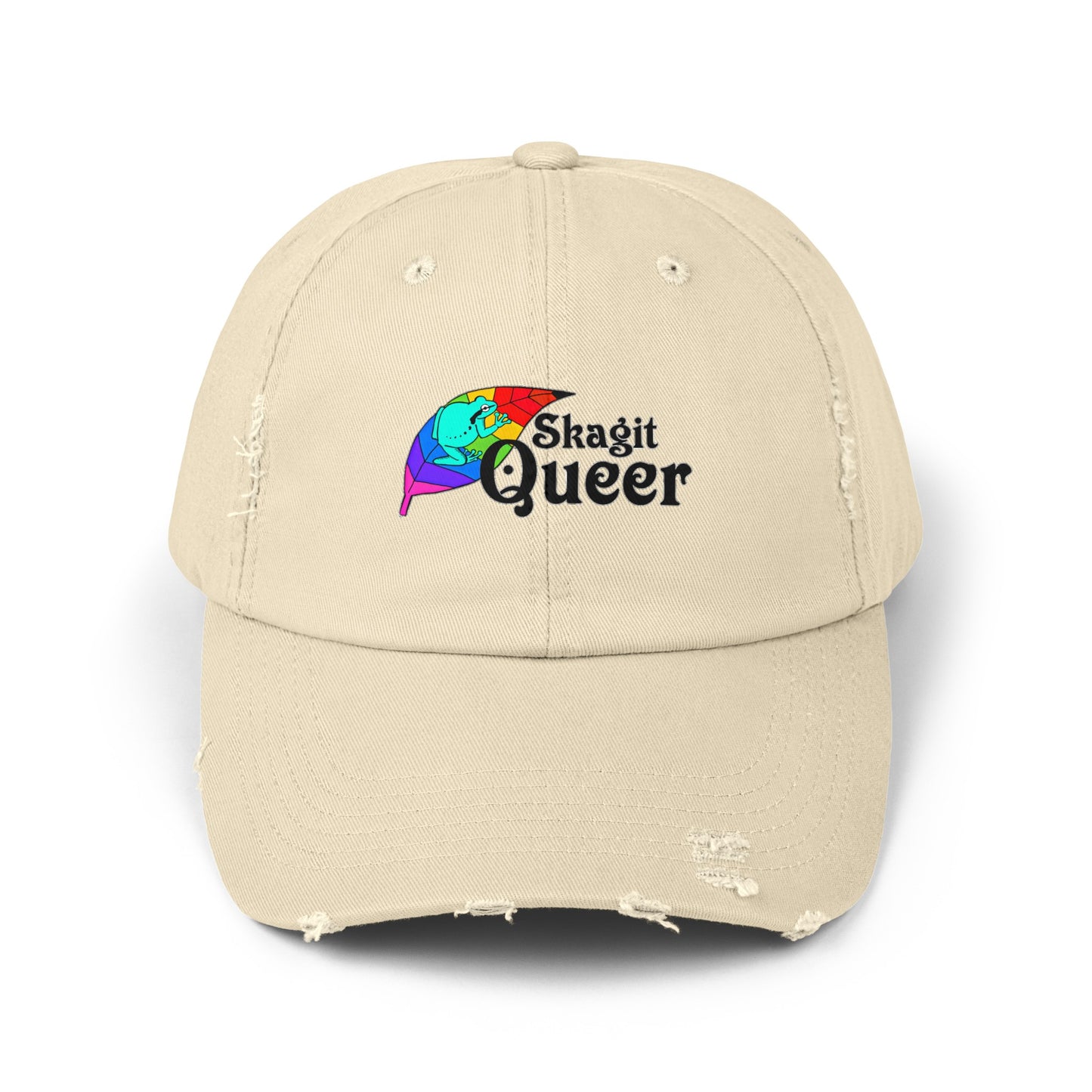 SKAGIT QUEER  Unisex Distressed Cap