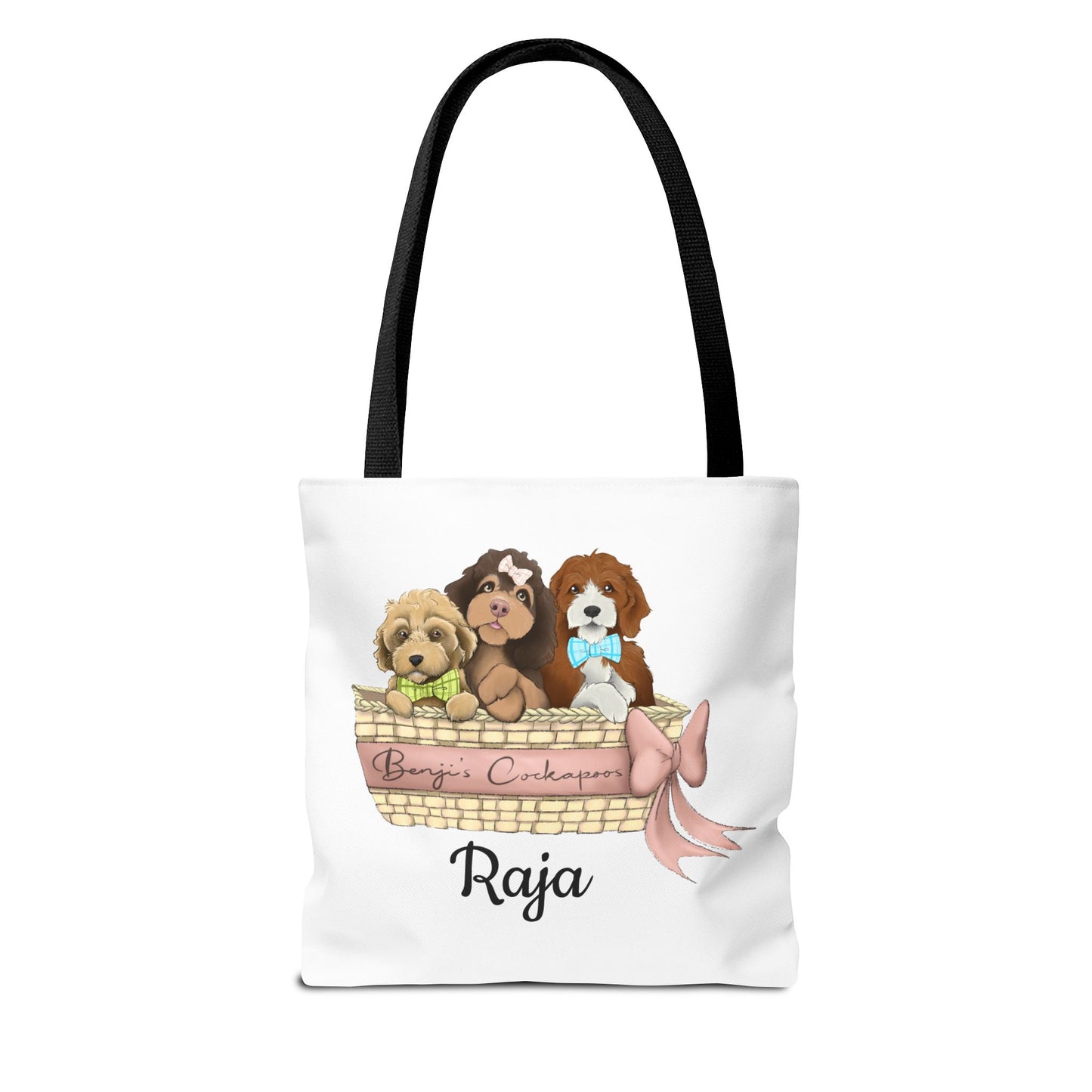 Raja  Benjis Cockapoos Tote Bag