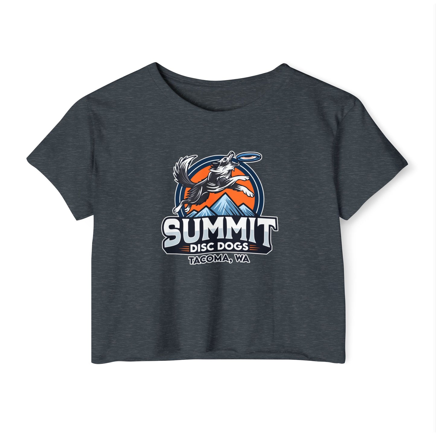 SUMMIT DISC DOGS   Women's Festival Crop Top