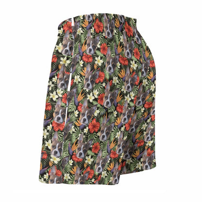 HAWAIIAN STYLE FACE - Men's Board Shorts