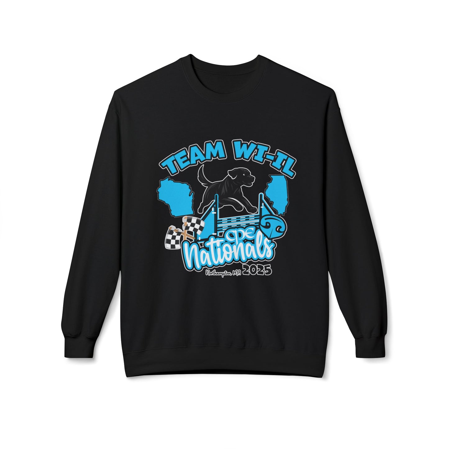 team wi_il  CPE Unisex Midweight Softstyle Fleece Crewneck Sweatshirt