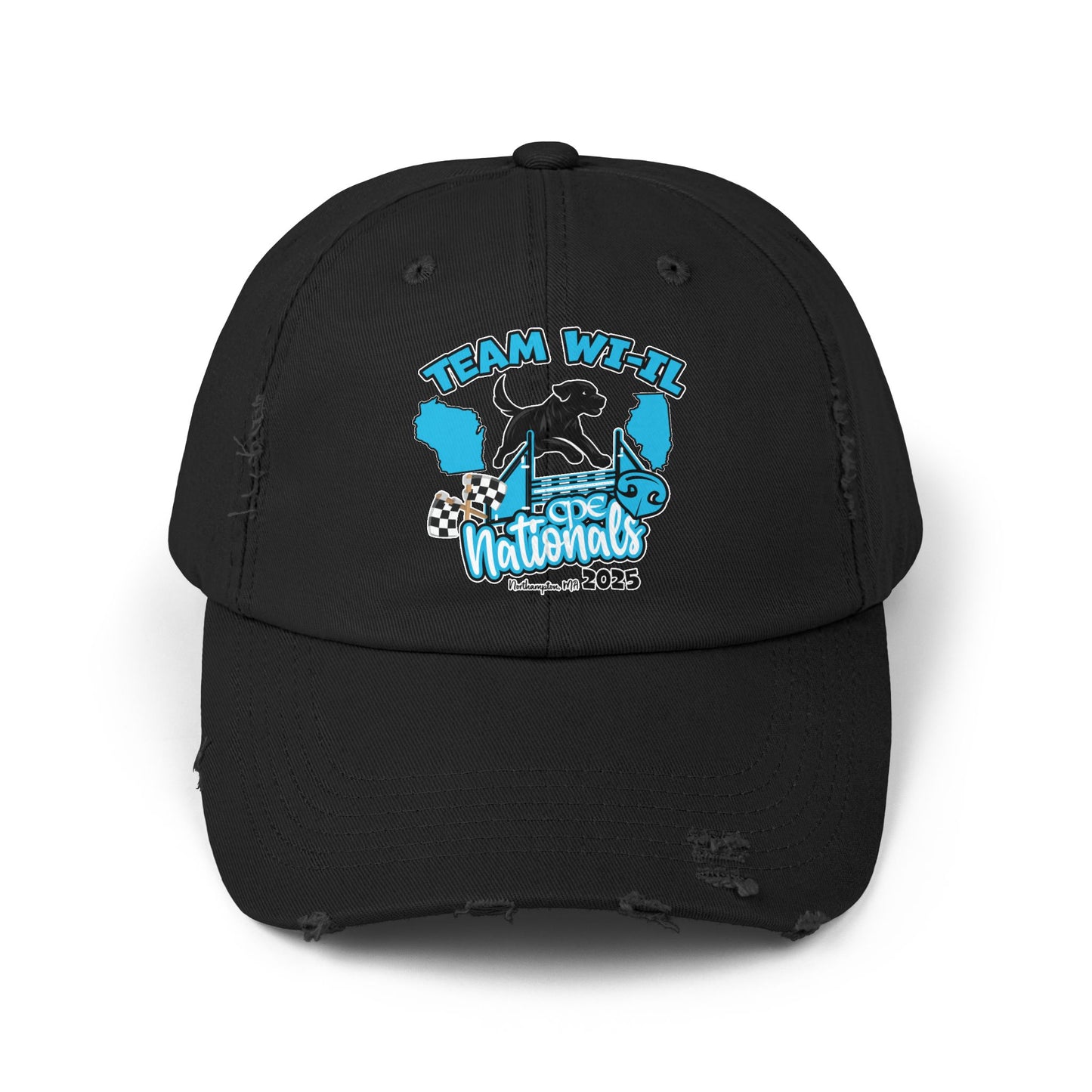TEAM WI-IL CPE Unisex Distressed Cap