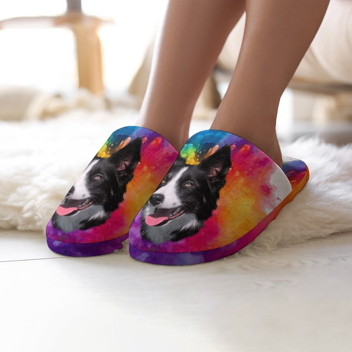 Flannel Ladies Cotton Slippers