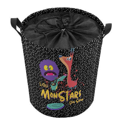 LITTLE MONSTERS Drawstring collapsible Laundry Basket