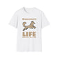 LIFE WINDSPRITE - Silken Windhound Waving Unisex Softstyle T-Shirt