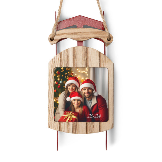 SAMPLE CUSTOM Sled Ornaments
