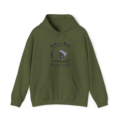 RUN YOUR REEL - 6 Unisex Heavy Blend™ Hooded Sweatshirt