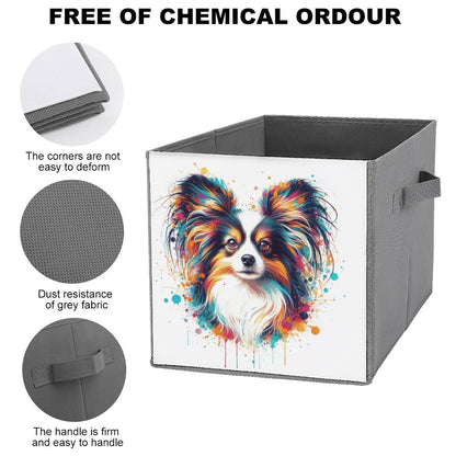 PAPILLON PAINT SPLATTER  Folding Storage Bin