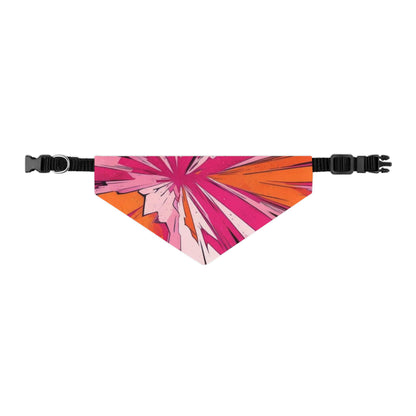 PINK ORANGE #1 Pet Bandana Collar