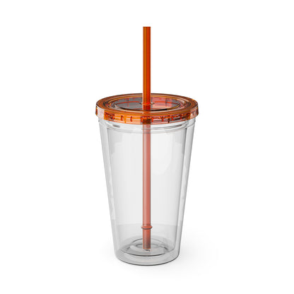 CPE SNOOKER 51 Sunsplash Tumbler with Straw, 16oz