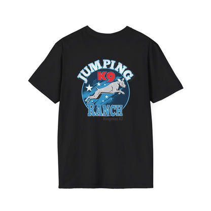 Jumping K9 Ranch  Unisex Softstyle T-Shirt