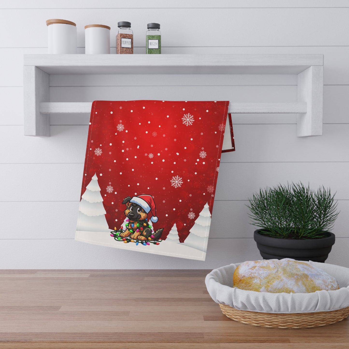 SHEPHERD  HOLIDAY Tea Towel