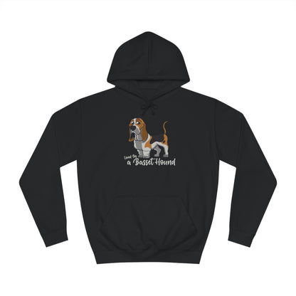 LOVED BY  BASSET 4 Unisex College Hoodie